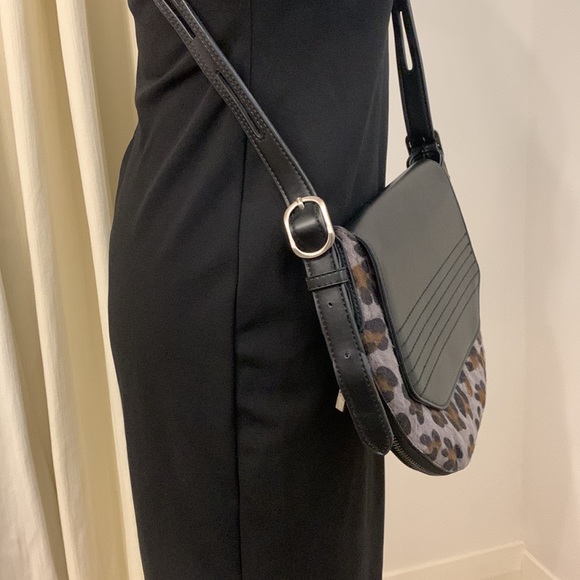 Lula Bag, Leopard Print Purse, Crossbody, Vegan Leather, Faux Fur, Animal Print - Picture 9 of 9